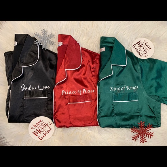 Korean Style Silk Pajama - Picture 2 of 4